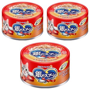 유니참긴노스푼 고양이 습식 캔, 혼합맛(참치/가다랑..., 70g, 3개