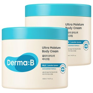더마비 울트라 모이스처 바디크림, 430ml, 2개