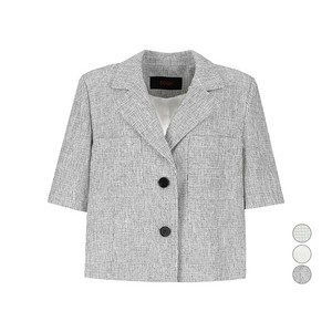 숲 여성용 테일러드 반팔 숏 재킷 SA5JK90