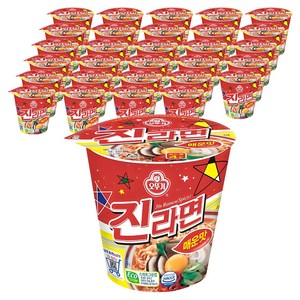 오뚜기 진라면 매운맛 컵 65g, 36개