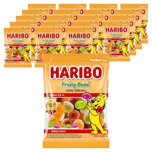 하리보 프리티부시 젤리, 100g, 20개