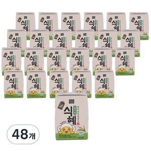 하늘청 유기농 밥 알 없이 맑은 식혜, 125ml, 48개