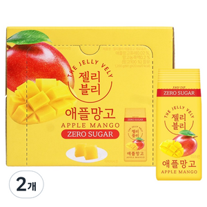젤리블리 제로슈가 젤리 애플망고 20개입, 1.2kg, 2개