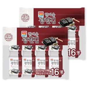 해의락 한겨울광천 도시락김, 5g, 32개