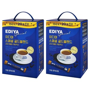이디야 스페셜 골드 블렌드, 11g, 170개입, 2개