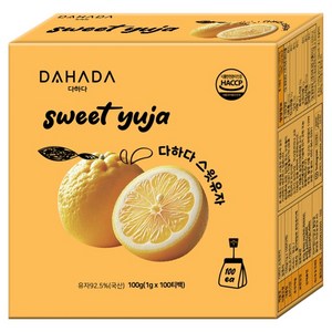 다하다 스윗 유자차