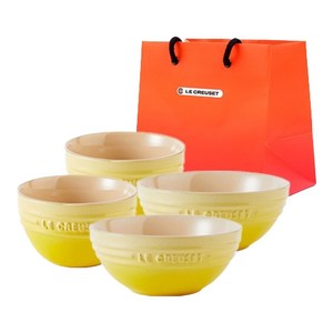 르크루제 2인 밥 + 국 세트 + 쇼핑백 M, 솔레이, 밥그릇 2p + 국..., 1세트