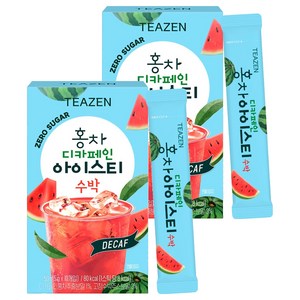 티젠 홍차 디카페인 제로슈가 수박 아이스티