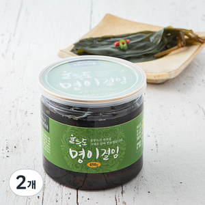 울릉도 명이절임, 450g, 2개