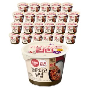 햇반 컵반 불닭마요덮밥, 219g, 24개