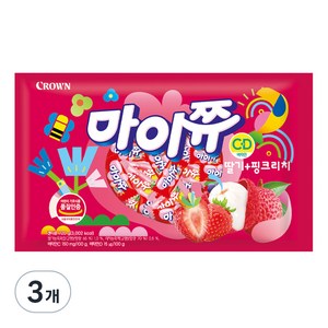 마이쮸 딸기핑크리치, 720g, 3개