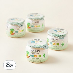 상하목장 베이비 유기농 요거트 사과당근, 85g, 8개입