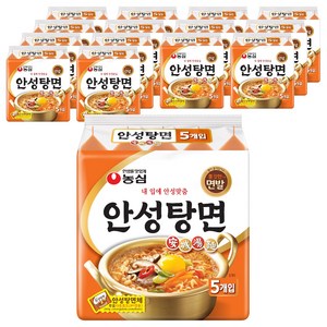 농심 안성탕면 125g, 75개