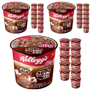 첵스초코 오곡 컵 시리얼, 40g, 36개