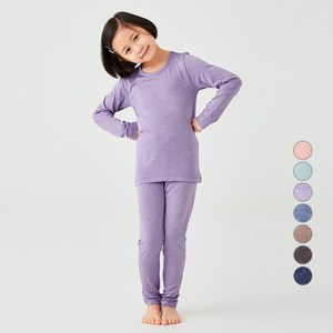 롤리트리 아동용 솔리드 내의 상하의 세트 VD