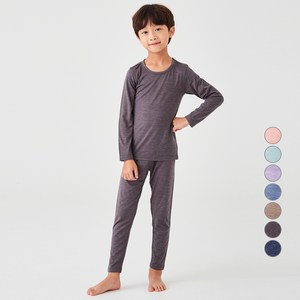 롤리트리 아동용 솔리드 내의 상하의 세트 VD