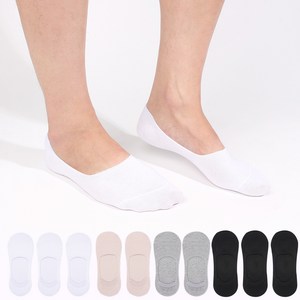 두발로 남성용 안벗겨짐 이중밴드 페이크삭스 10켤레