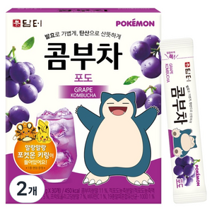 담터 포켓몬 콤부차 포도, 5g, 30개입, 2개