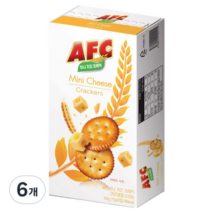 AFC 미니 치즈 크래커, 150g, 6개