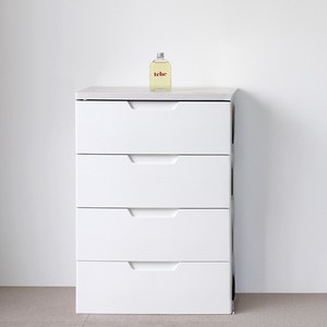 아이리스 금속레일 우드상판 서랍장 HG-554