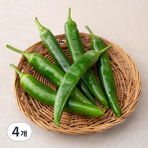 국내산 친환경 오이맛 고추, 200g, 4개