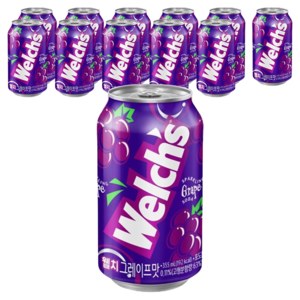 웰치스 포도, 355ml, 12개