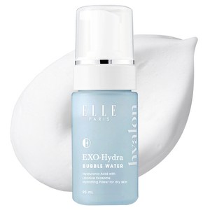 ELLE PARIS EXO 하이드라 2IN1 물광 버블 토너 & 마스크 [수분량 개선 임상], 95ml, 1개