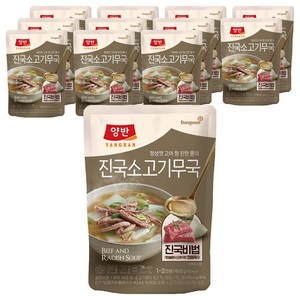 양반 진국 소고기무국, 460g, 12개