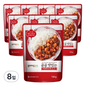 곰곰 맛있는 마파두부소스, 130g, 8입