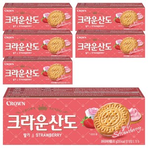 크라운산도 딸기