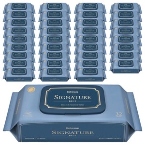 베베숲 시그니처 블루 유아물티슈 캡형