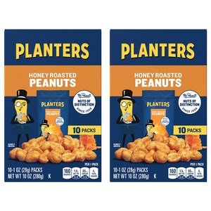 PLANTERS 대상 허니 로스티드 피넛, 28g, 20개