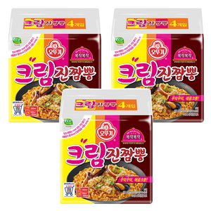 오뚜기 크림진짬뽕 130g, 12개, (4개입 X 3팩)