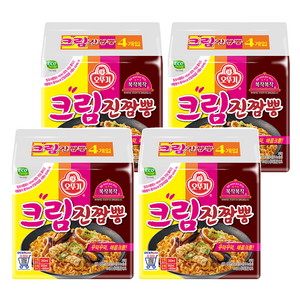 오뚜기 크림진짬뽕 130g, 16개, (4개입 X 4팩)