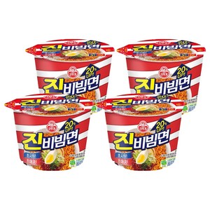 오뚜기 진비빔면 134g, 4개