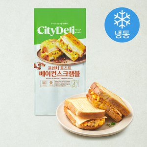 시티델리 프랜치토스트 베이컨스크램블 (냉동)