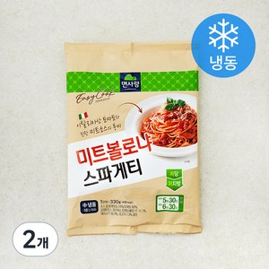 면사랑 미트볼로냐 스파게티 1인분 (냉동), 330g, 2개