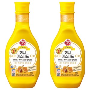 오뚜기 허니머스타드, 535g, 2개