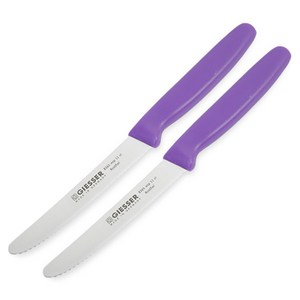 기셀 비비드컬러 톱니과도 2p, 퍼플, 217mm, 2개