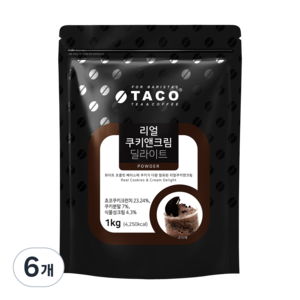 타코 리얼 쿠키앤크림 딜라이트 파우더