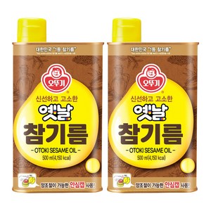 오뚜기옛날 참기름, 500ml, 2개