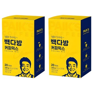 빽다방 커피믹스, 12g, 20개입, 2개