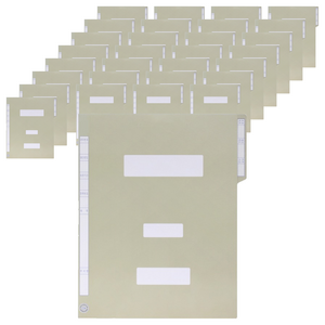 에코청운 종이 정부화일 A4, 회색, 60개