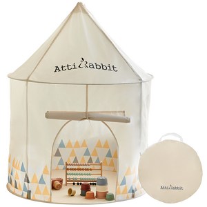 아띠래빗 유아용 튼튼한 인디언 텐트 + 수납가방 세트, 스칸디, 텐트(1000 x ..., 1세트