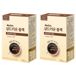 맥심 아라비카100 부드러운 블랙 커피믹스