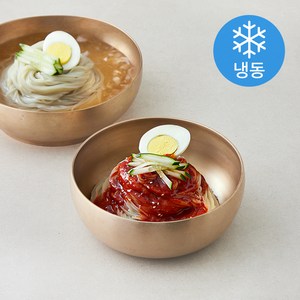 외갓집 옥천 물냉면 2개입 + 비빔냉면 2개입 세트 (냉동), 1.666kg, 1세트