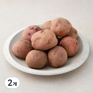 국내산 홍감자, 1kg, 2개