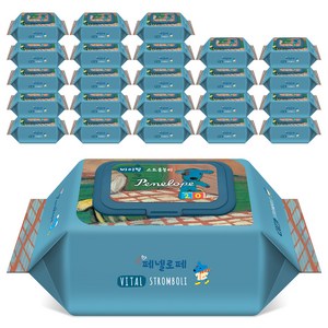 페넬로페 바이탈 플러스 스트롬볼리 저자극 아기물티슈 휴대캡형