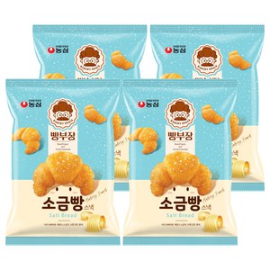 농심 빵부장 소금빵, 55g, 4개