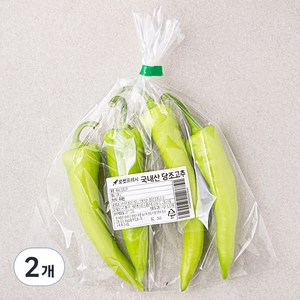 국내산 당조고추, 200g, 2개